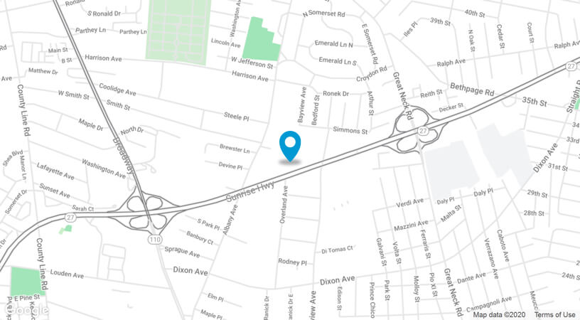 map to Sun River Maxine S Postal in Amityville