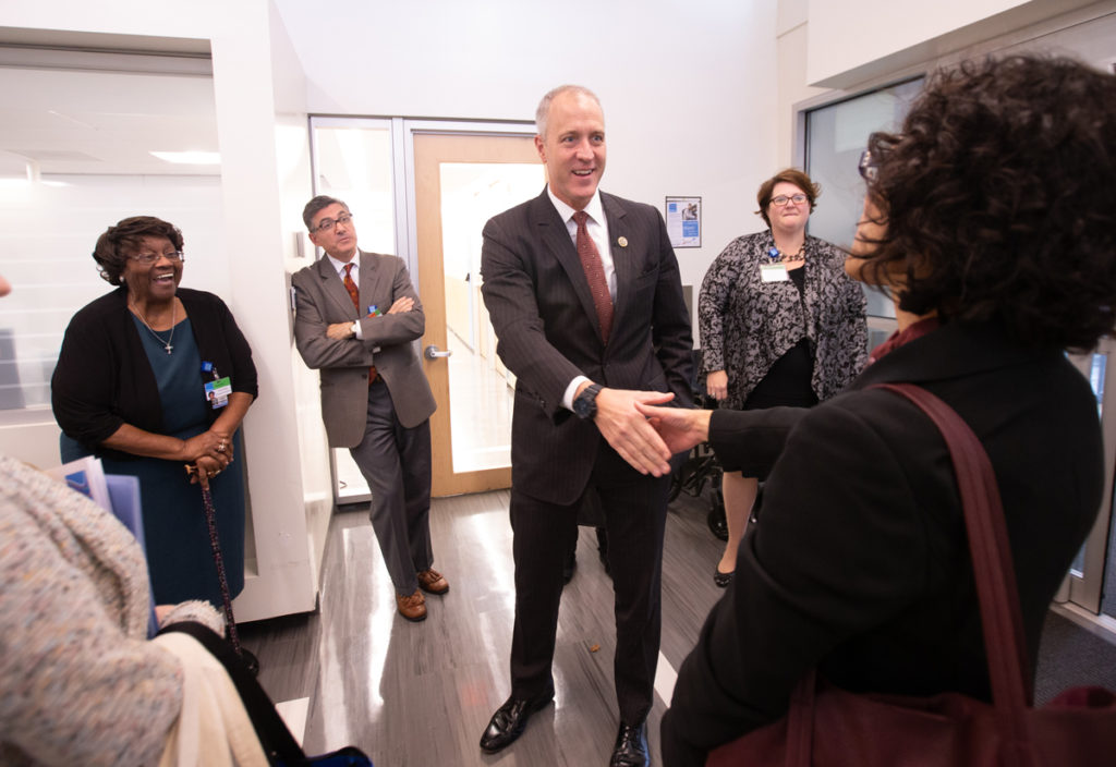 Congressman Sean Patrick Maloney visited HRHCare Poughkeepsie 6