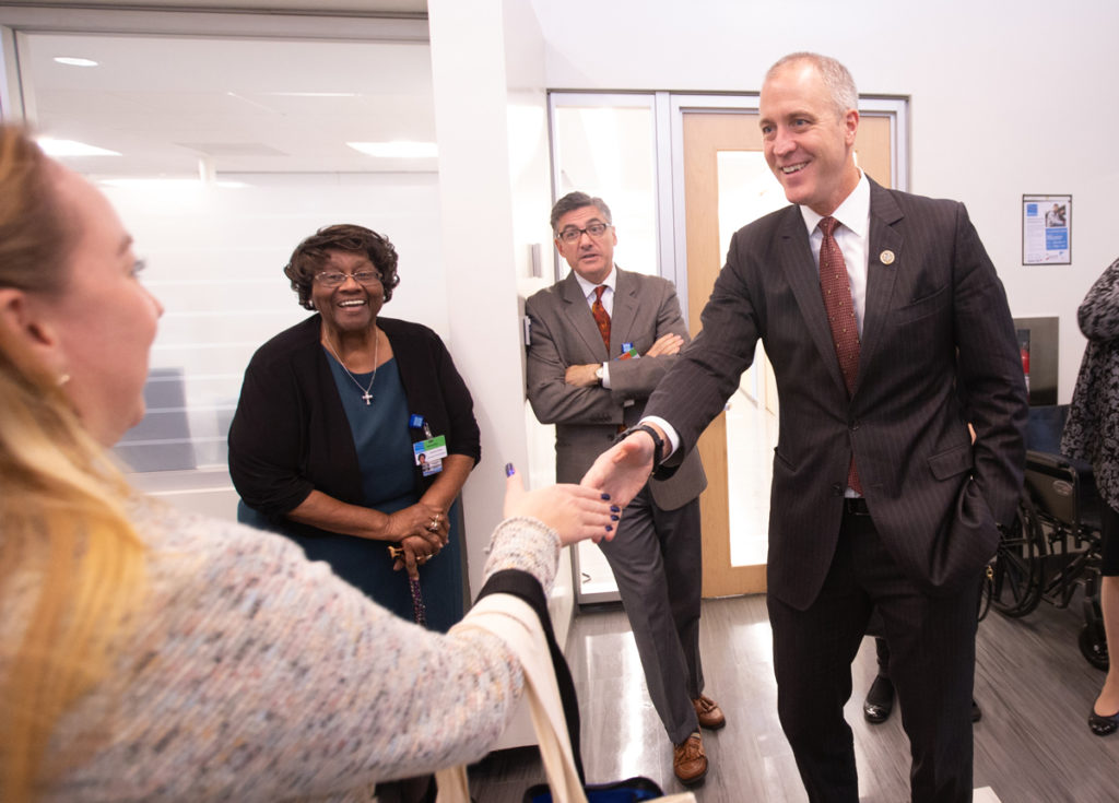 Congressman Sean Patrick Maloney visited HRHCare Poughkeepsie 8