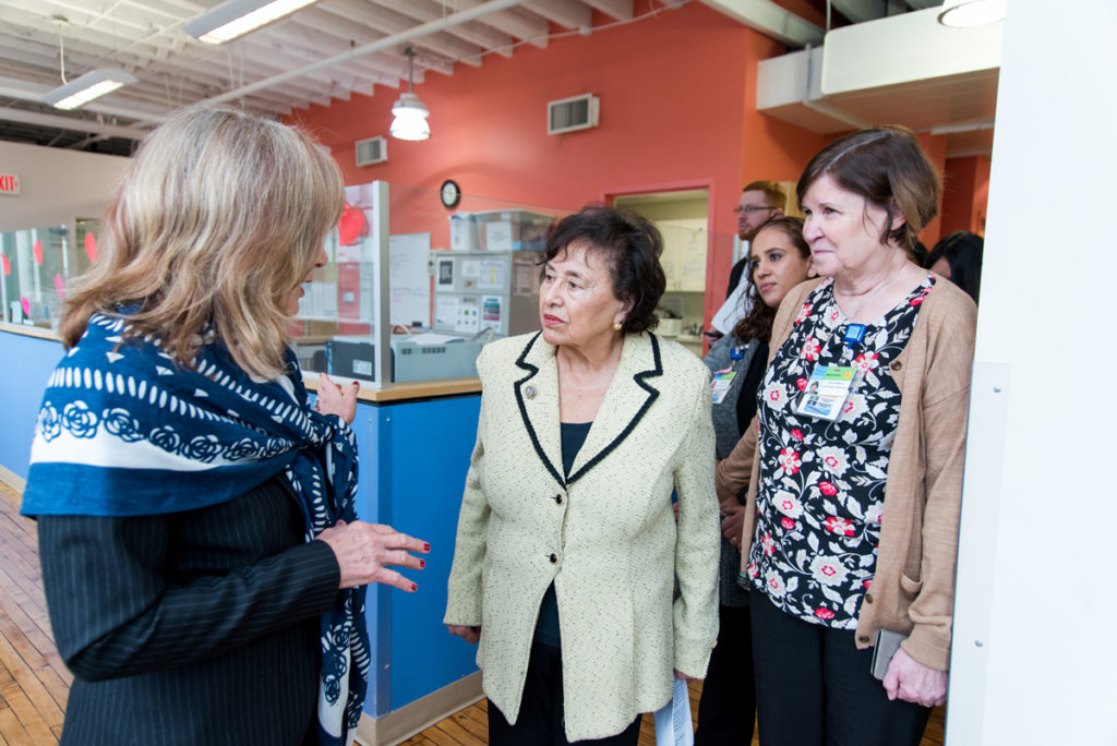 Congresswoman Nita Lowey visited HRHCare Haverstraw 7