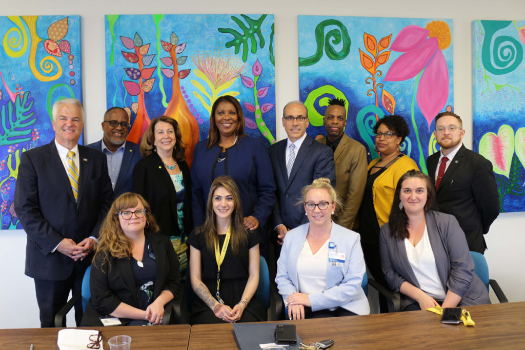 NYS Attorney General Letitia James visiting CHASI 1 NYS Attorney General Letitia James visiting CHASI 1