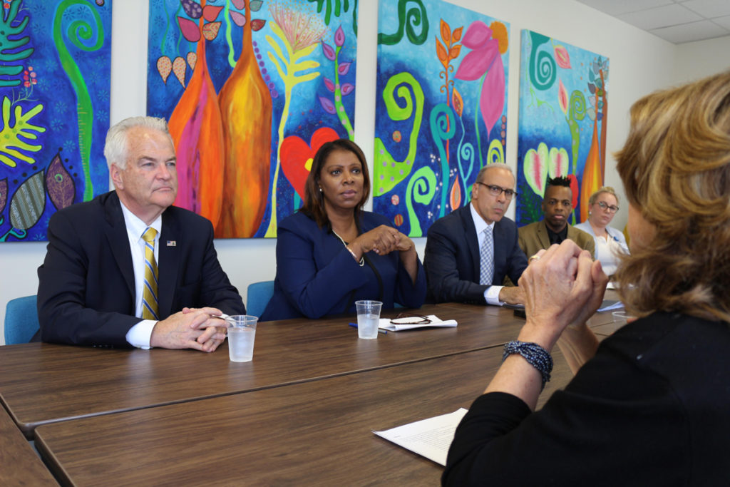 NYS Attorney General Letitia James visiting CHASI 2 NYS Attorney General Letitia James visiting CHASI 2