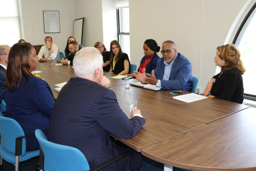 NYS Attorney General Letitia James visiting CHASI 3 NYS Attorney General Letitia James visiting CHASI 3