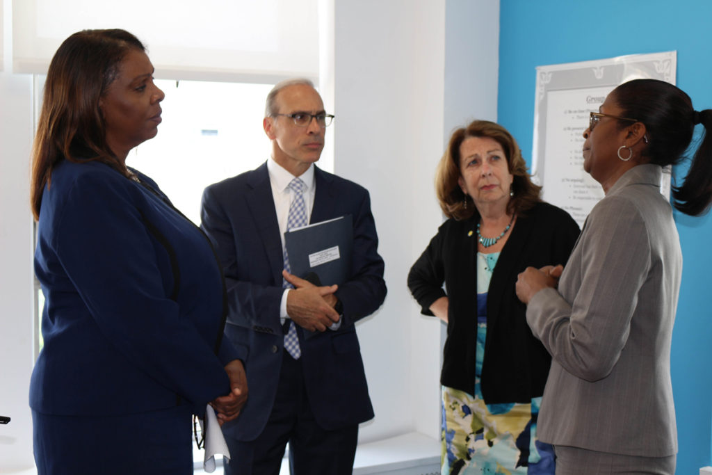 NYS Attorney General Letitia James visiting CHASI 5 NYS Attorney General Letitia James visiting CHASI 5