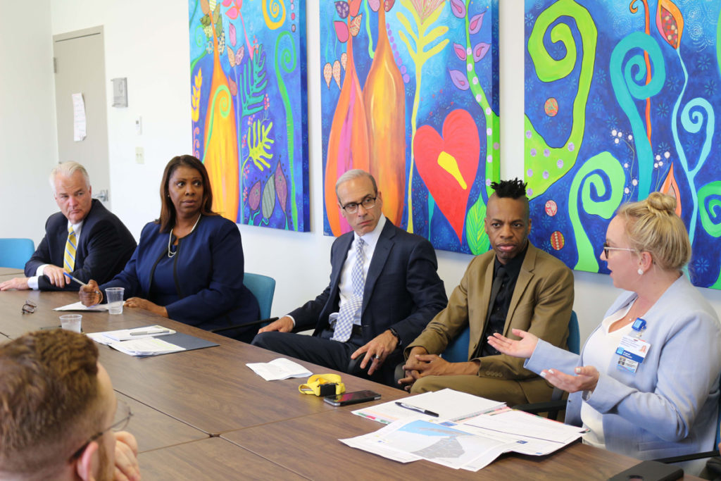 NYS Attorney General Letitia James visiting CHASI 6 NYS Attorney General Letitia James visiting CHASI 6