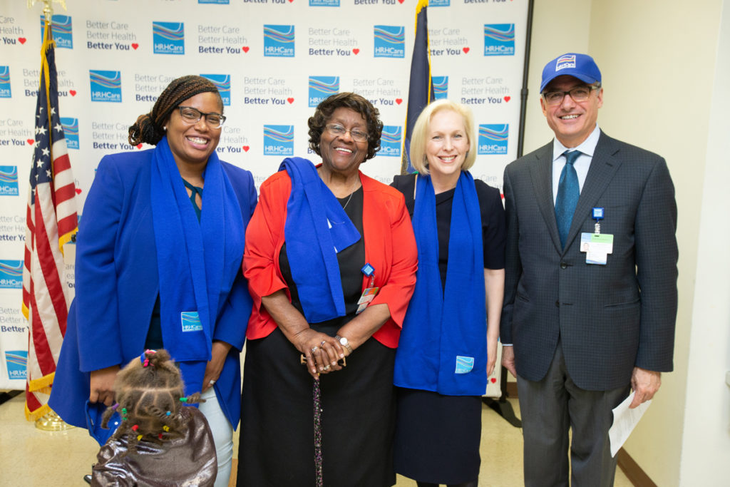 Senator Kirsten Gillibran visited HRHCare Amityville 1