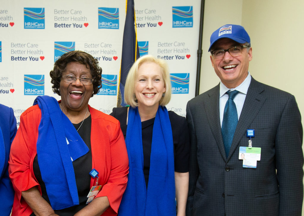 Senator Kirsten Gillibran visited HRHCare Amityville 4