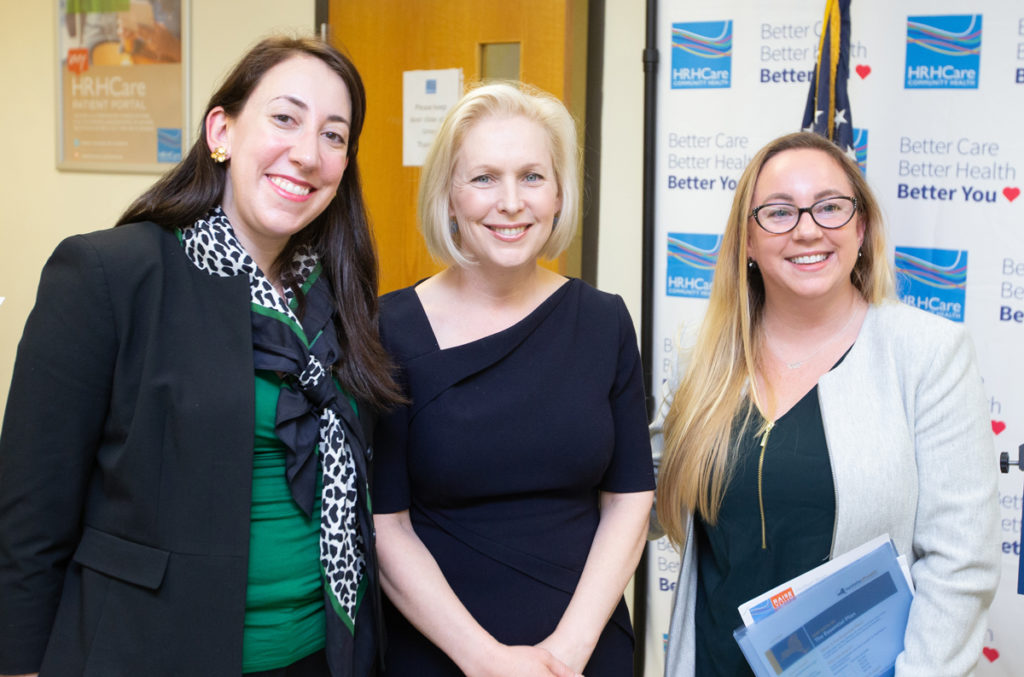 Senator Kirsten Gillibran visited HRHCare Amityville 7